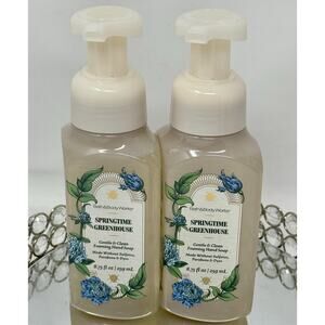 Bath & Body Works Gentle & Clean Foaming Hand Soap Lot 2 SPRINGTIME GREENHOUSE